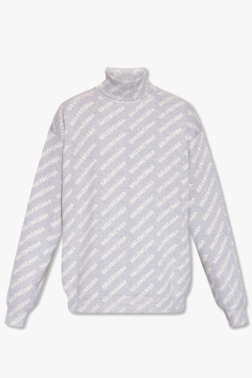 Grey Patterned turtleneck sweater Balenciaga - Vitkac Canada